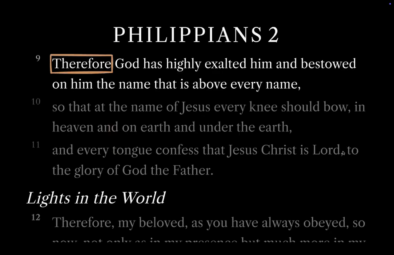 BibleSlides editor preview