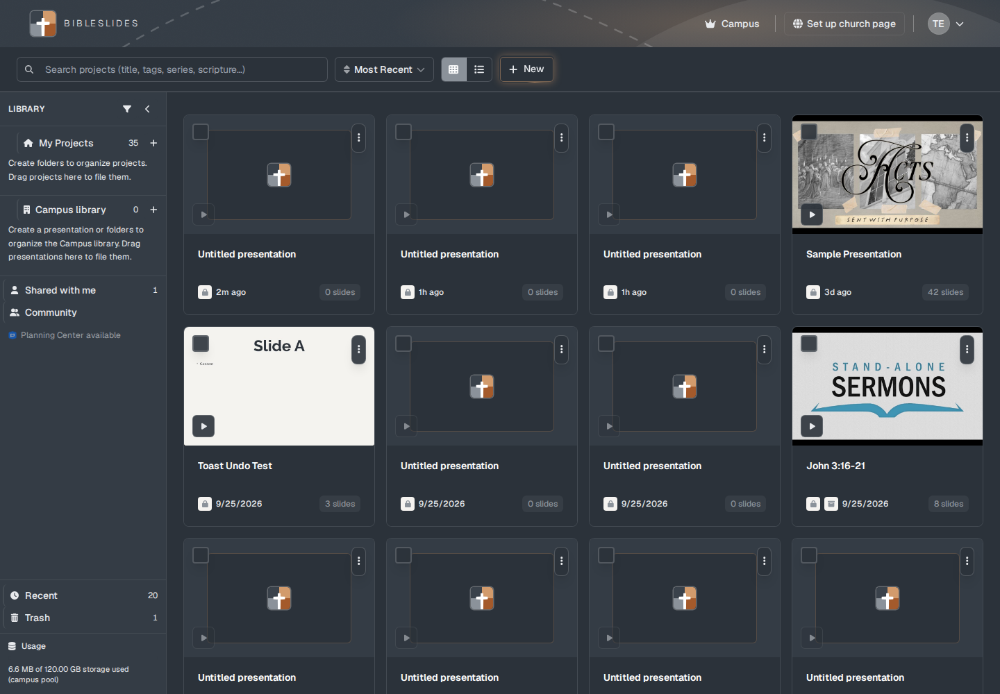 Sample Presentation on My Projects