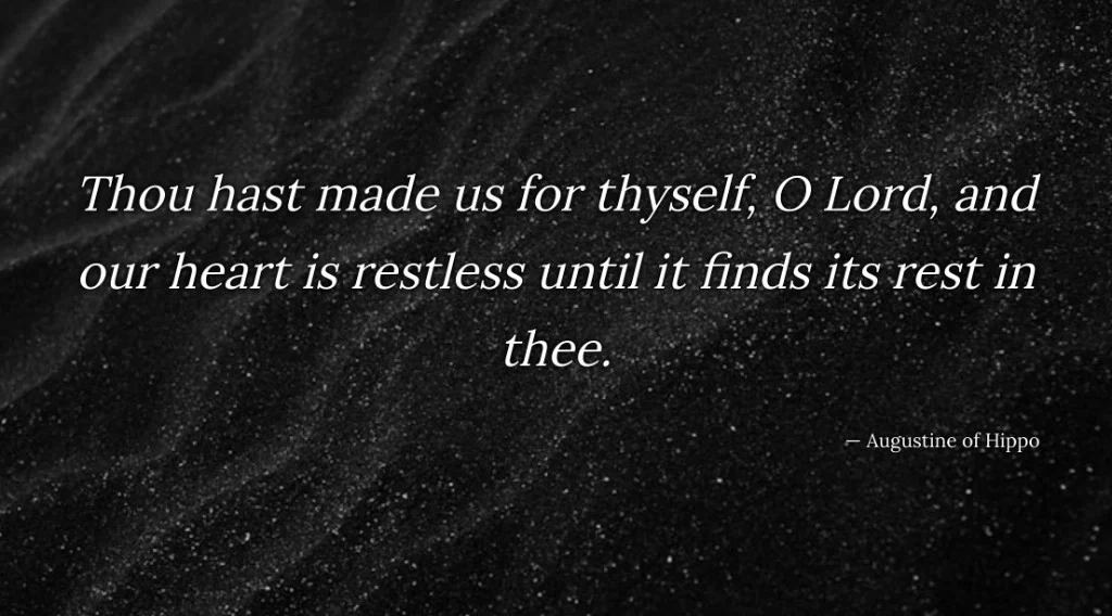 Quote slide — Augustine of Hippo